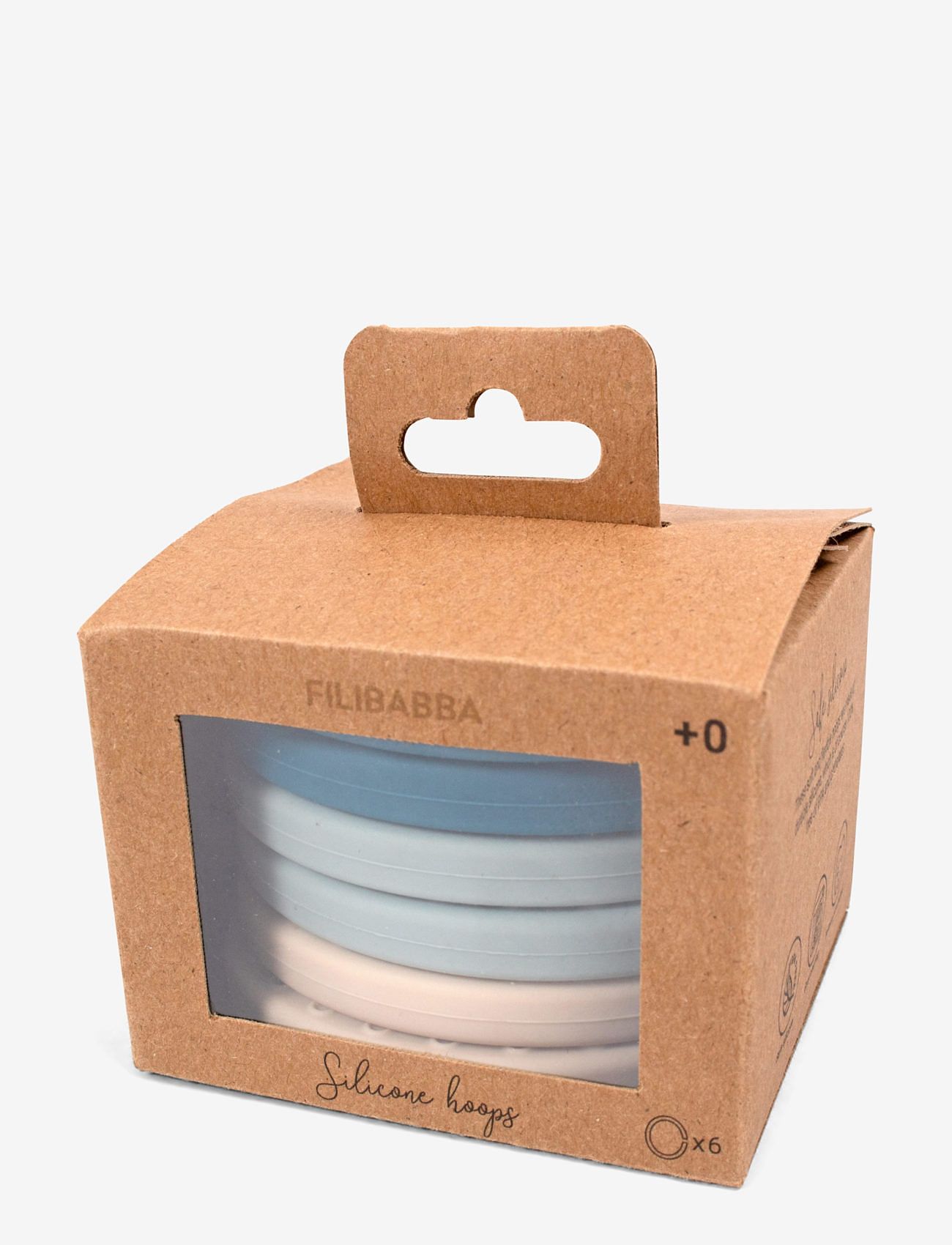 Filibabba - Silikone ophængsringe - Blue - krókar og herðatré - blue - 4