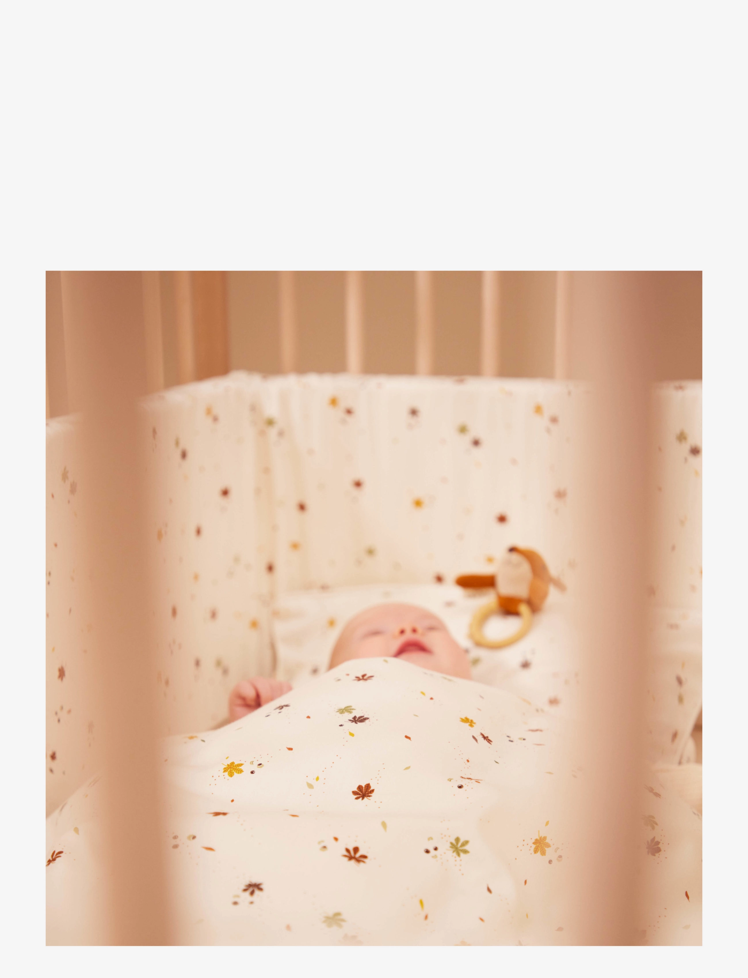 Filibabba - Baby bed linen GOTS - Chestnuts - påslakanset - multi coloured - 3
