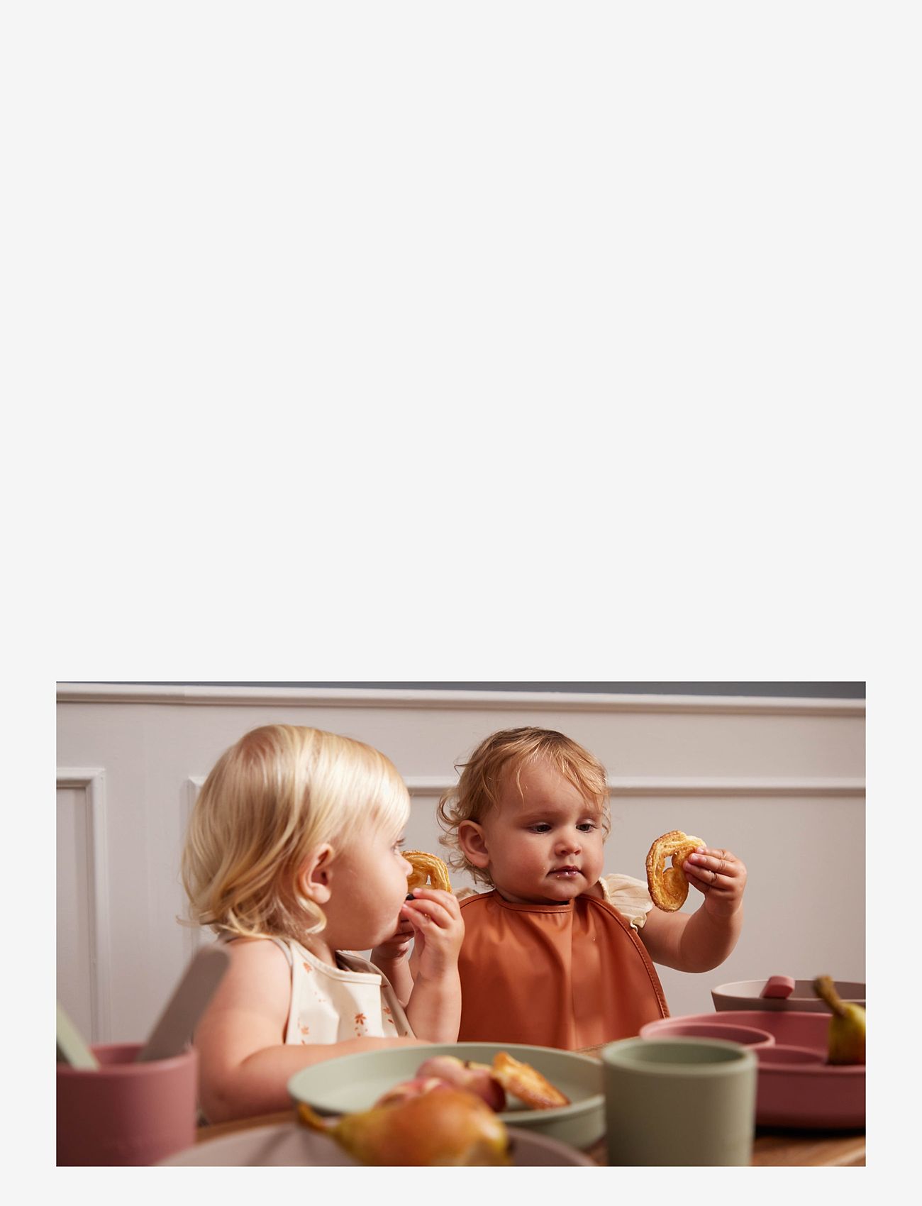 Filibabba - Hagesmæk m. bindebånd 2-pak - Chestnuts - sleeveless bibs - multi coloured - 2