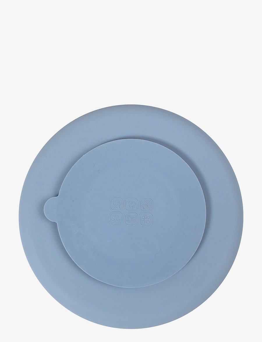 Filibabba - Silikone tallerken ruminddelt - Powder Blue - matarsett - blue - 2