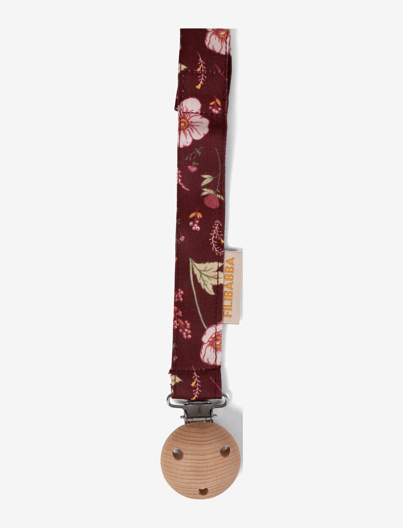 Filibabba - Suttesnor med velcro - Fall Flowers - pacifier clips - multi coloured - 0