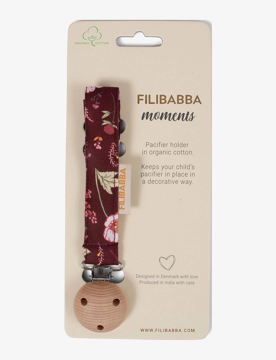 Filibabba - Suttesnor med velcro - Fall Flowers - schnullerband - multi coloured - 1