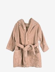 Filibabba - Embroidered bathrobe 3-4 years - Frappé - badekåper - frappÉ - 0