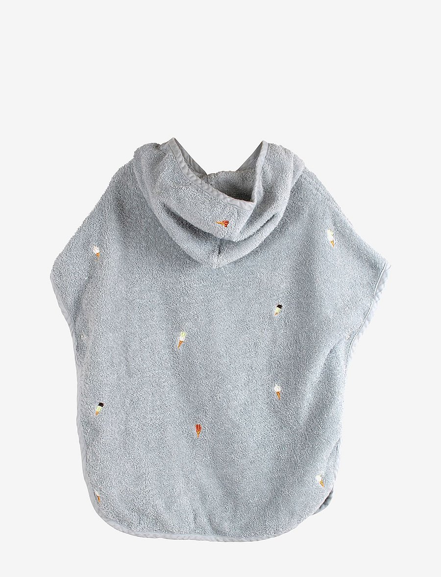 Filibabba - Embroidered beach poncho - Pearl Blue - pearl blue - 1