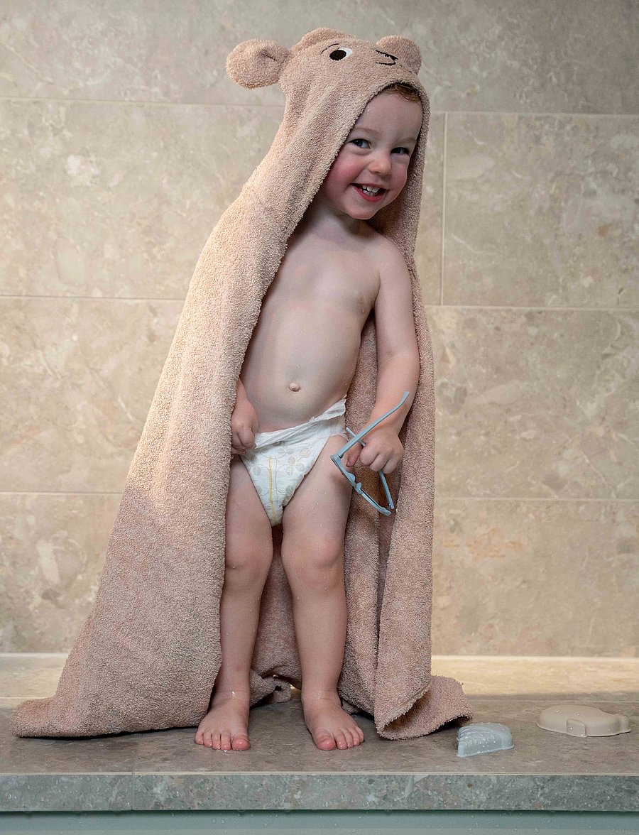 Filibabba - Bear hooded towel - handtücher - multi coloured - 2