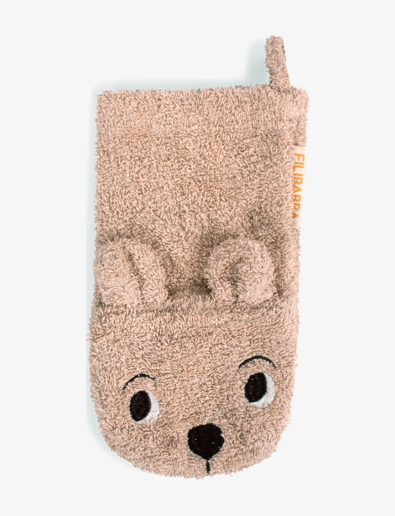 Filibabba Bear baby bath mitt - App deal - MULTI COLOURED / coral
