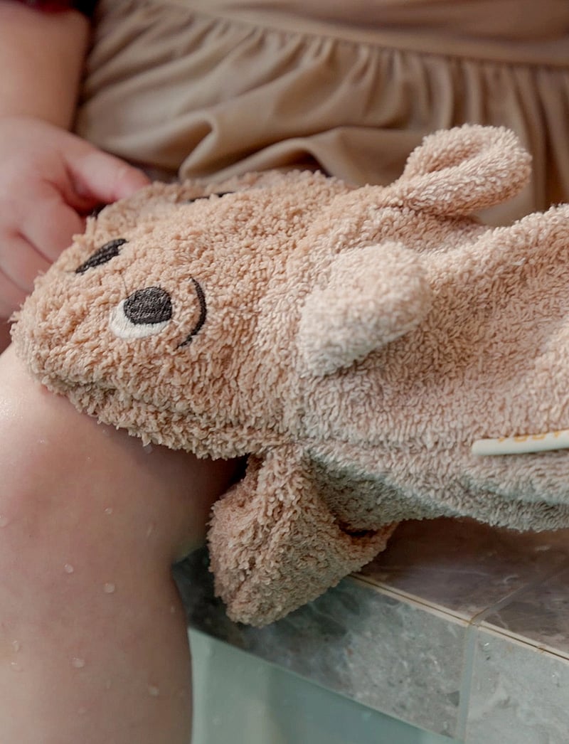 Filibabba - Bear baby bath mitt - mulltücher - multi coloured - 0
