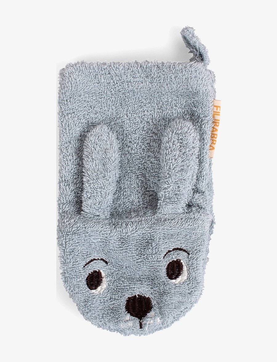 Filibabba - Hare baby bath mitt - musliinist lapid - multi coloured - 1