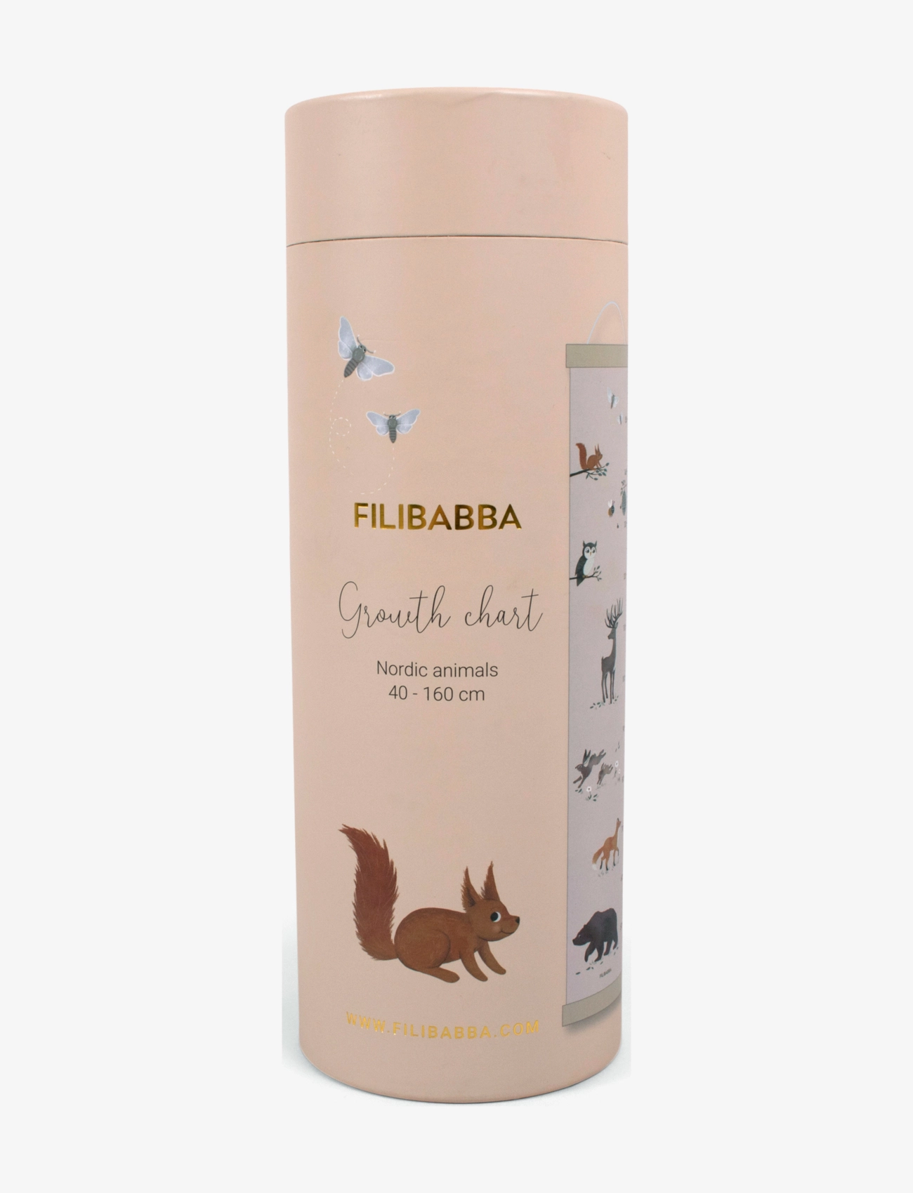 Filibabba - Højdemåler – Skovens dyr - väggdekor - multi coloured - 2