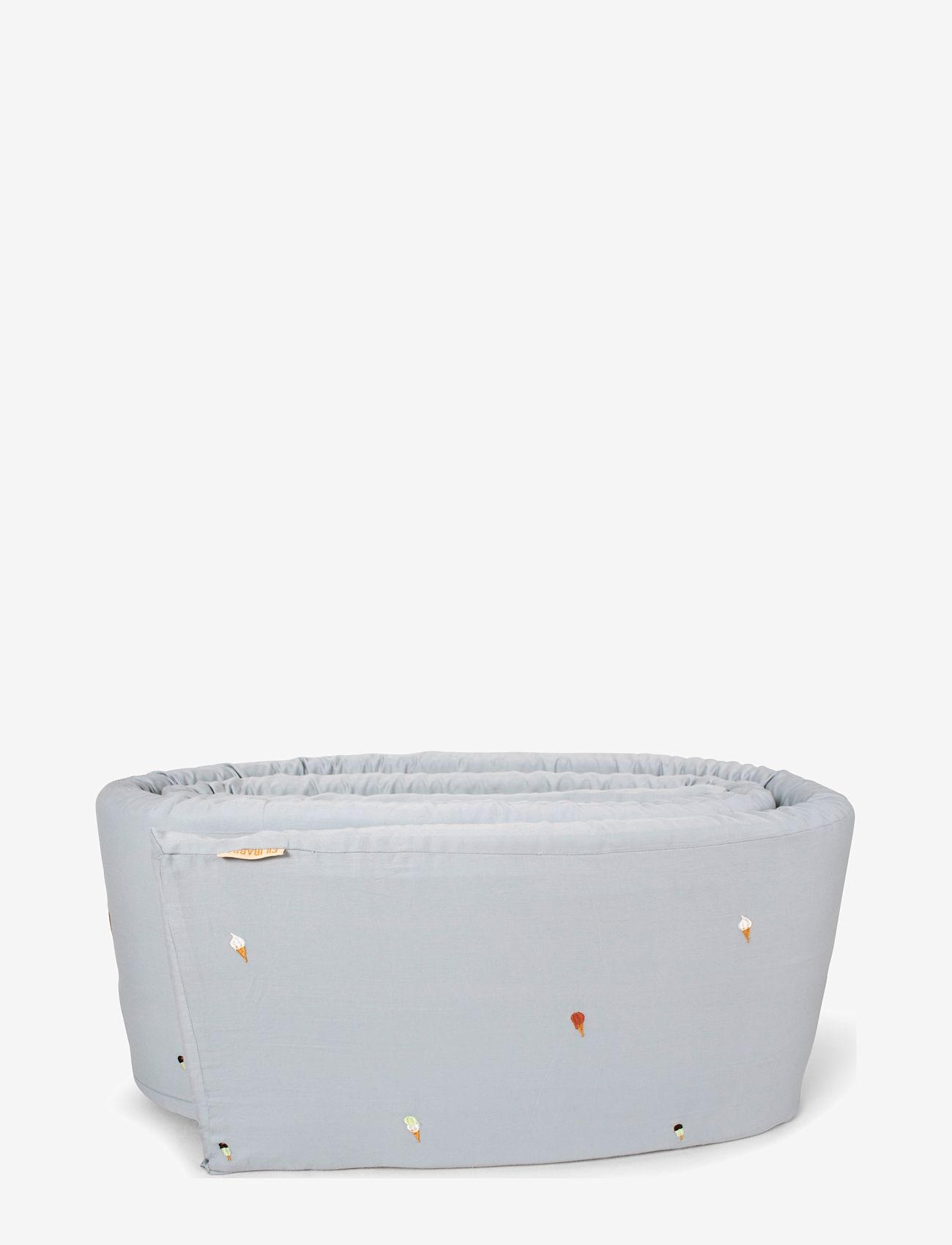 Filibabba - Sengerand – broderet Cool Summer design – Pearl Blue - sengerande - pearl blue - 1