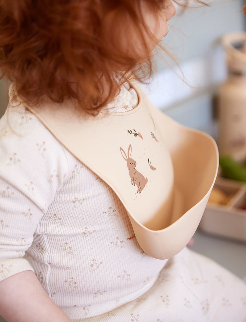 Filibabba - Silikone hagesmæk - Carrot Thief - sleeveless bibs - multi coloured - 0