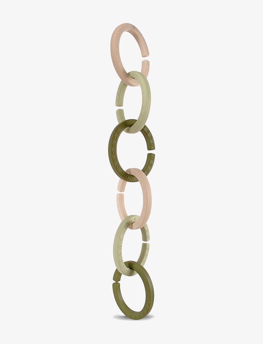 Filibabba - Ophængsringe i silikone - Greens - kinderwagen-spielzeug - multi coloured - 1
