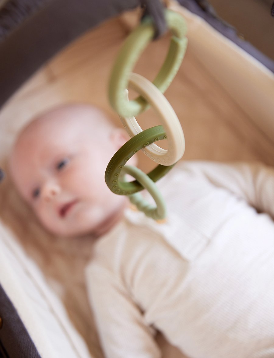 Filibabba - Ophængsringe i silikone - Greens - kinderwagen-spielzeug - multi coloured - 2