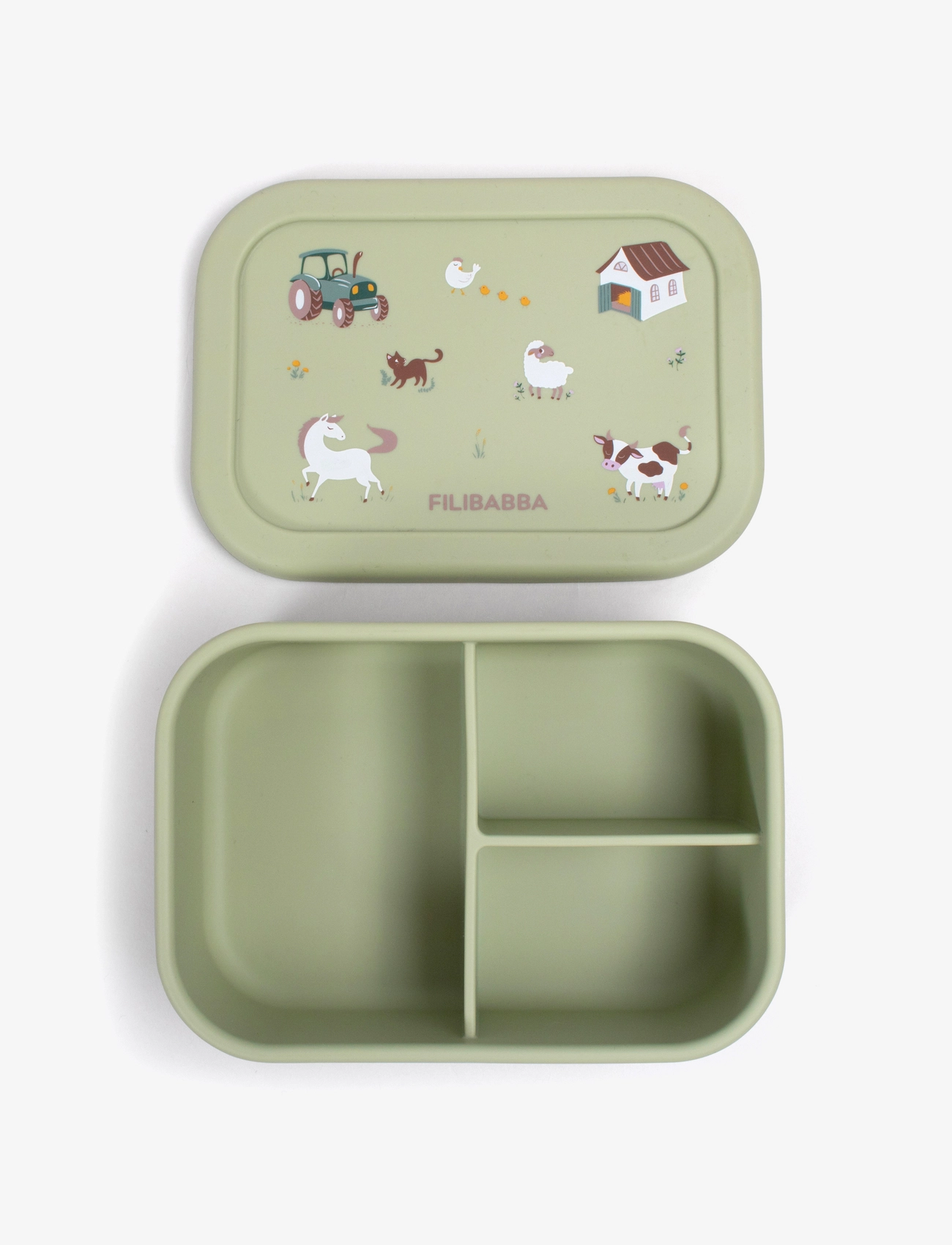 Filibabba - Madkasse i silikone - Bog Green - brotdosen - multi coloured - 1