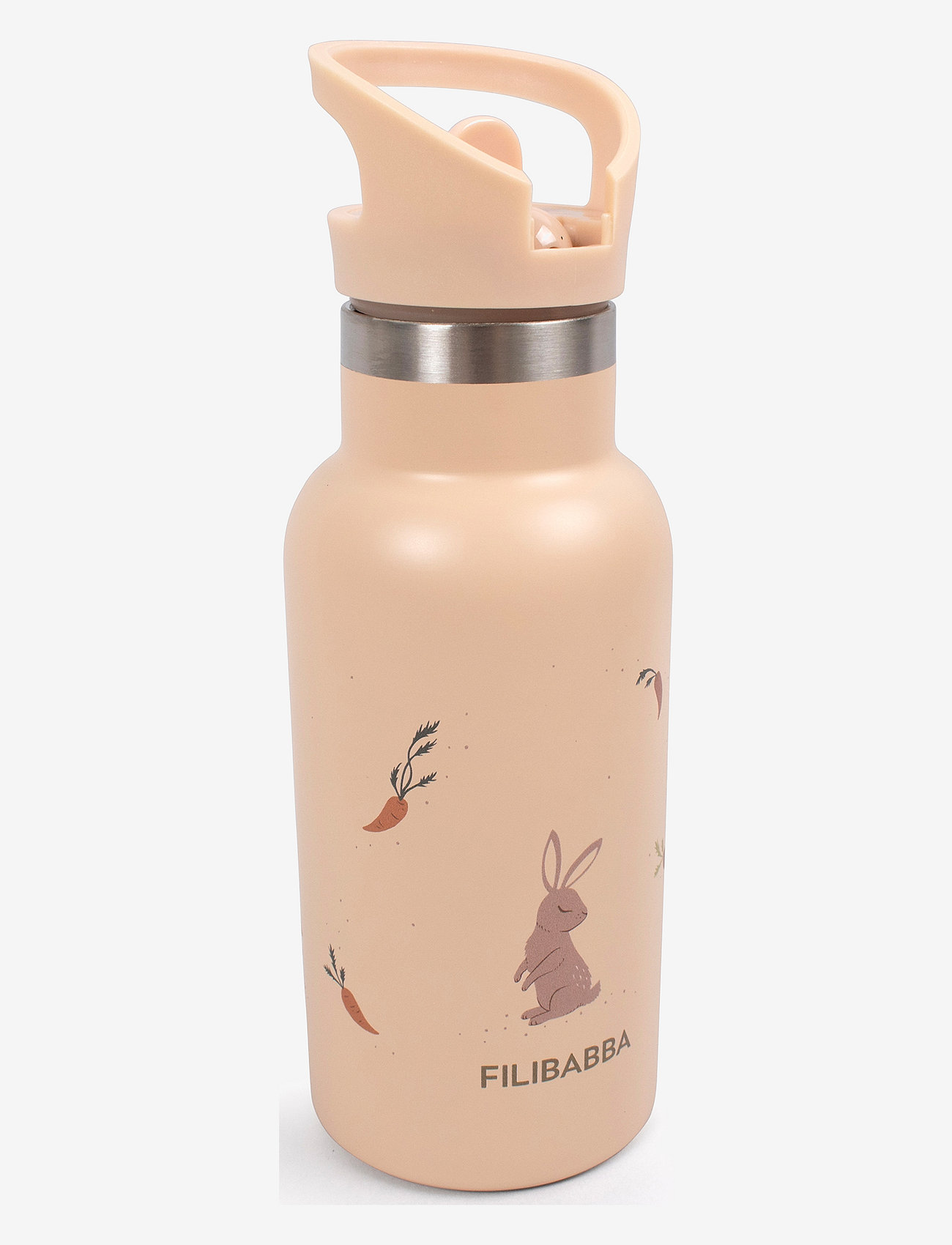 Filibabba - Stainless steel water bottle -  Carrot Thief - multi coloured - 0