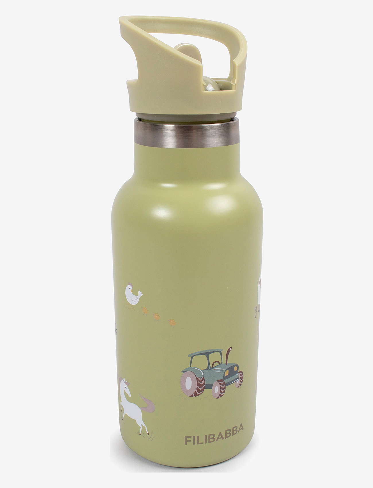 Filibabba - Stainless steel water bottle -  Magic Farm - sommarfynd - multi coloured - 0