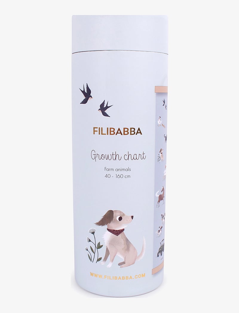 Filibabba - Højdemåler - Bondegårdsdyr - wand-deko - multi coloured - 2