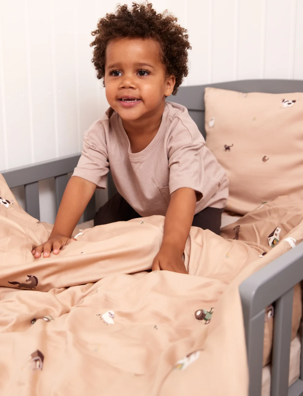 Filibabba - Baby bed linen GOTS - Magic Farm - sengesæt - multi coloured - 5