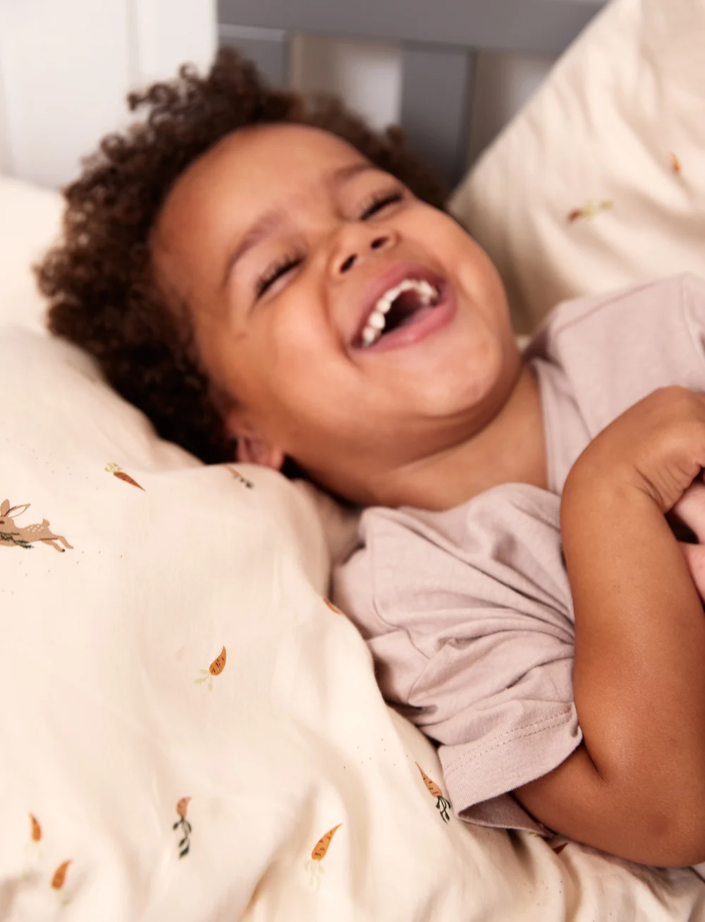 Filibabba - Junior bed linen GOTS - Carrot Thief - sengesæt - multi coloured - 0