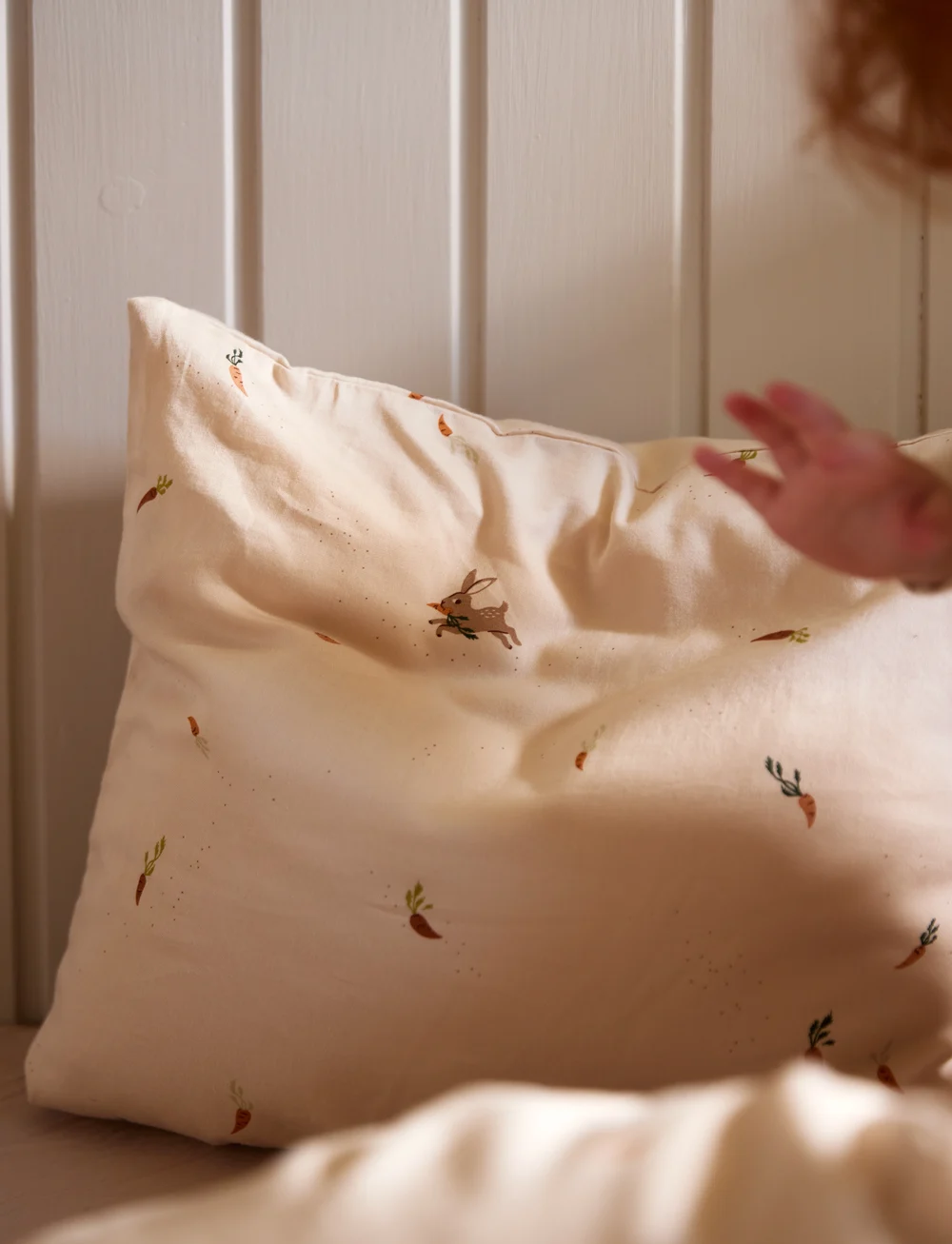 Filibabba - Junior bed linen GOTS - Carrot Thief - sengesæt - multi coloured - 4