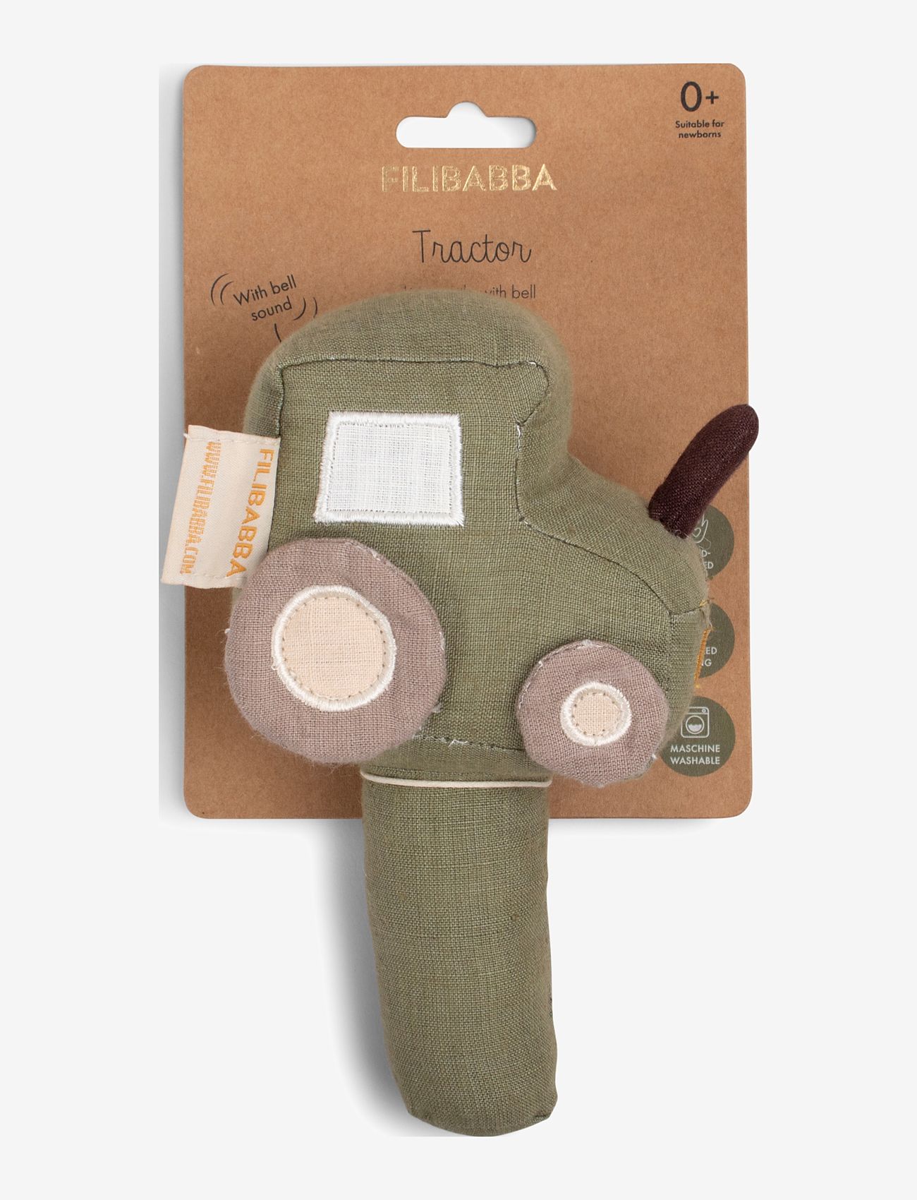 Filibabba - Rangle i hør - Traktor - barškučiai - multi coloured - 3