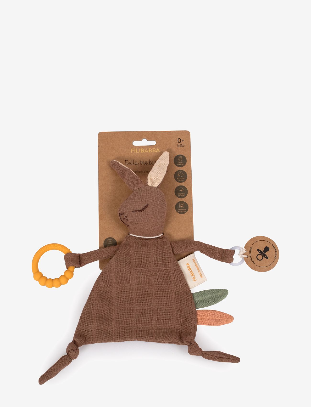 Filibabba - Nusseklud med bidering - Kaninen Bella - multi coloured - 2
