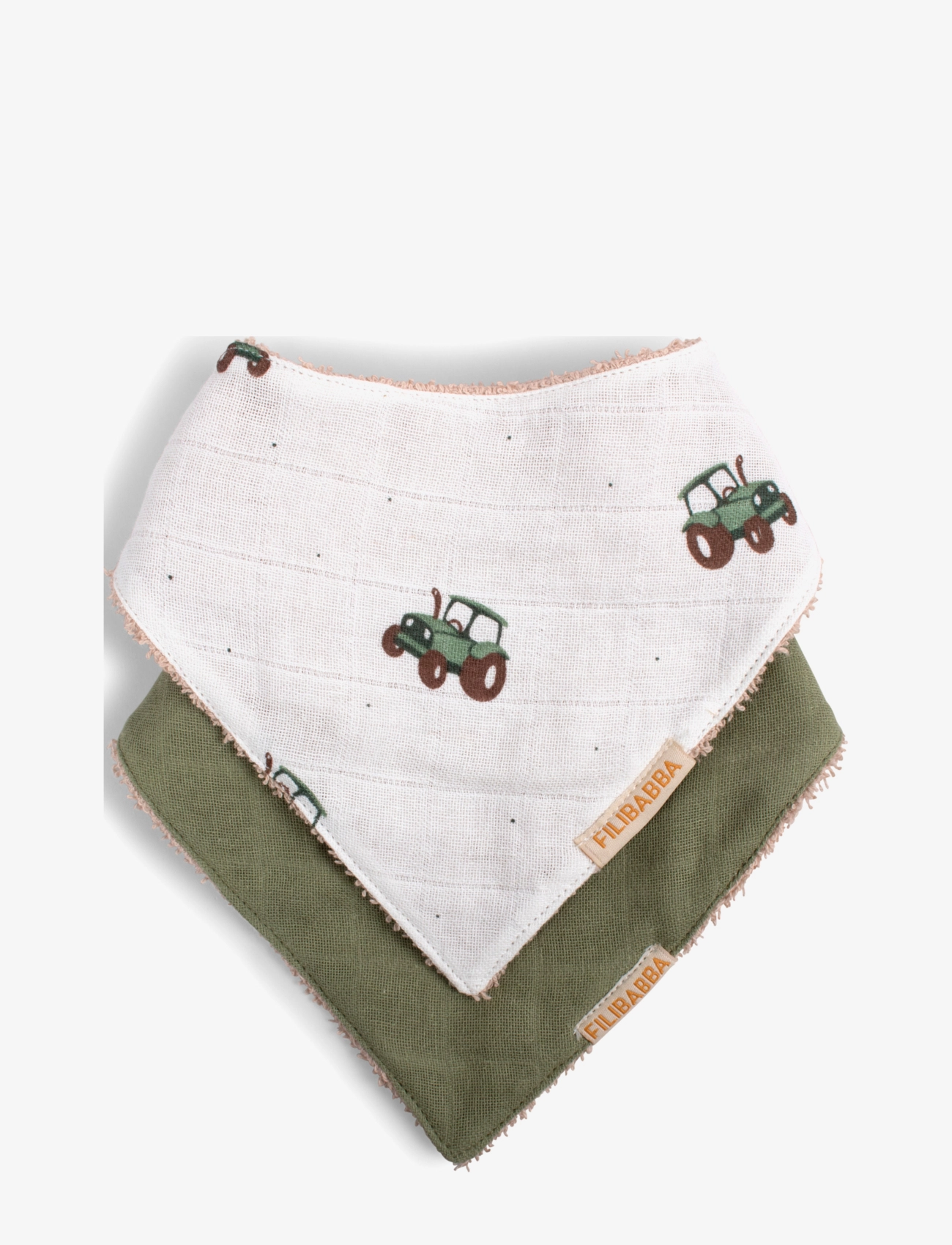 Filibabba - Bandana bib 2-pack - Tractor - lätzchen - multi coloured - 1