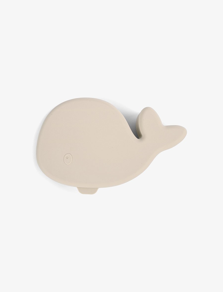 Filibabba - Snackbox - Hvalen Christian - Toasted Almond - matlådor - beige - 4