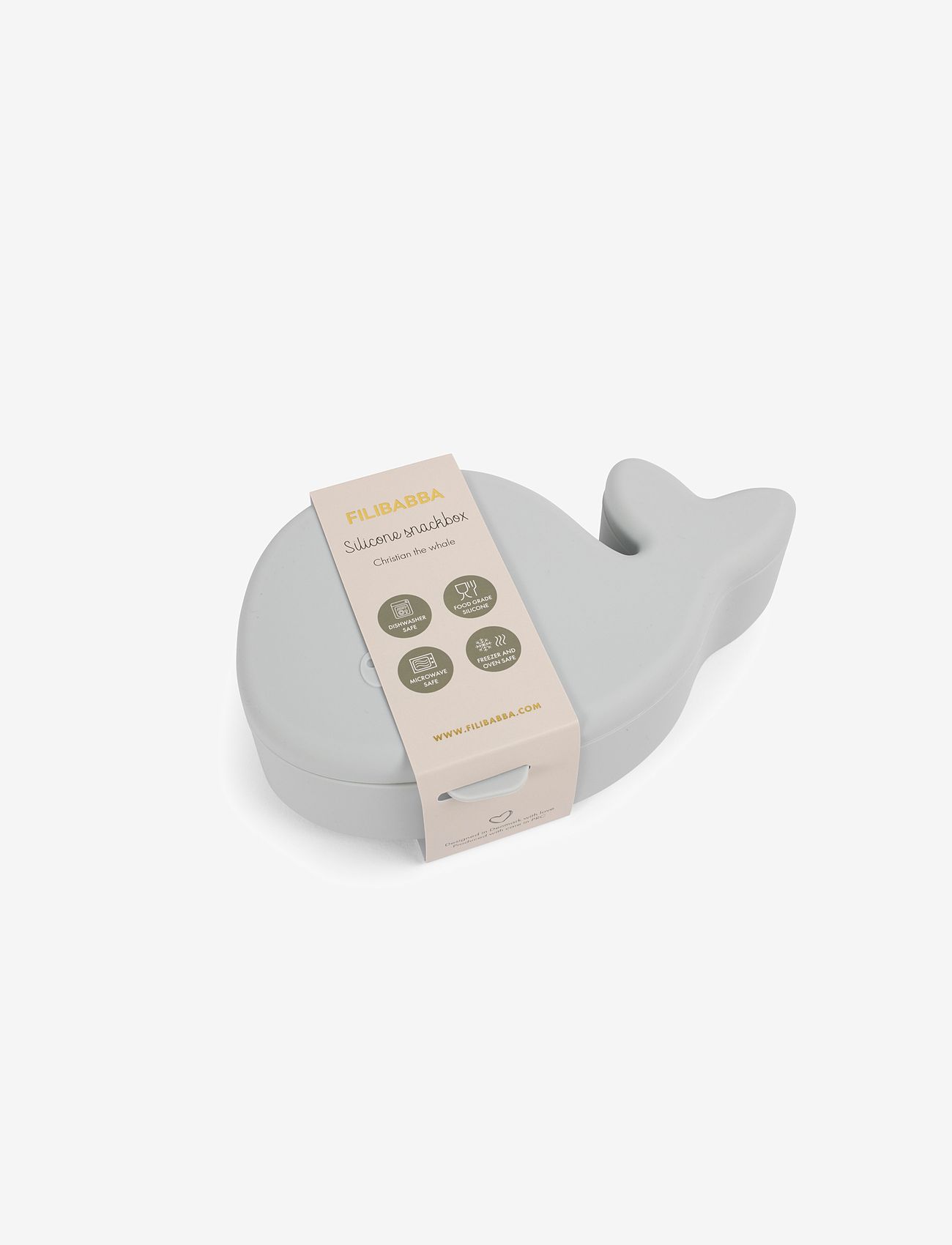 Filibabba - Snackbox - Hvalen Christian - Pearl Blue - behälter für babynahrung - blue - 5