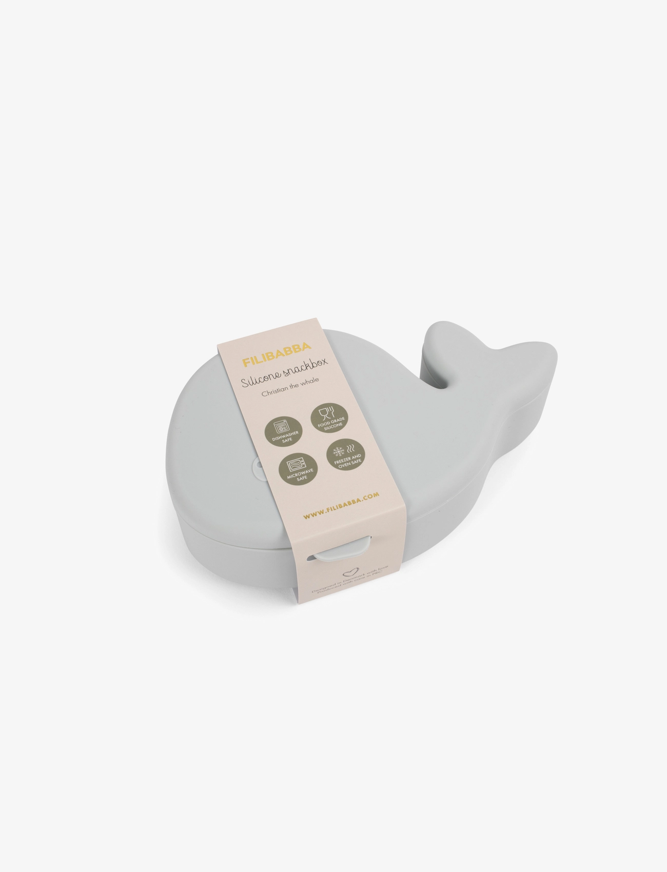 Filibabba - Snackbox - Hvalen Christian - Pearl Blue - kūdikių maisto konteineriai - blue - 5