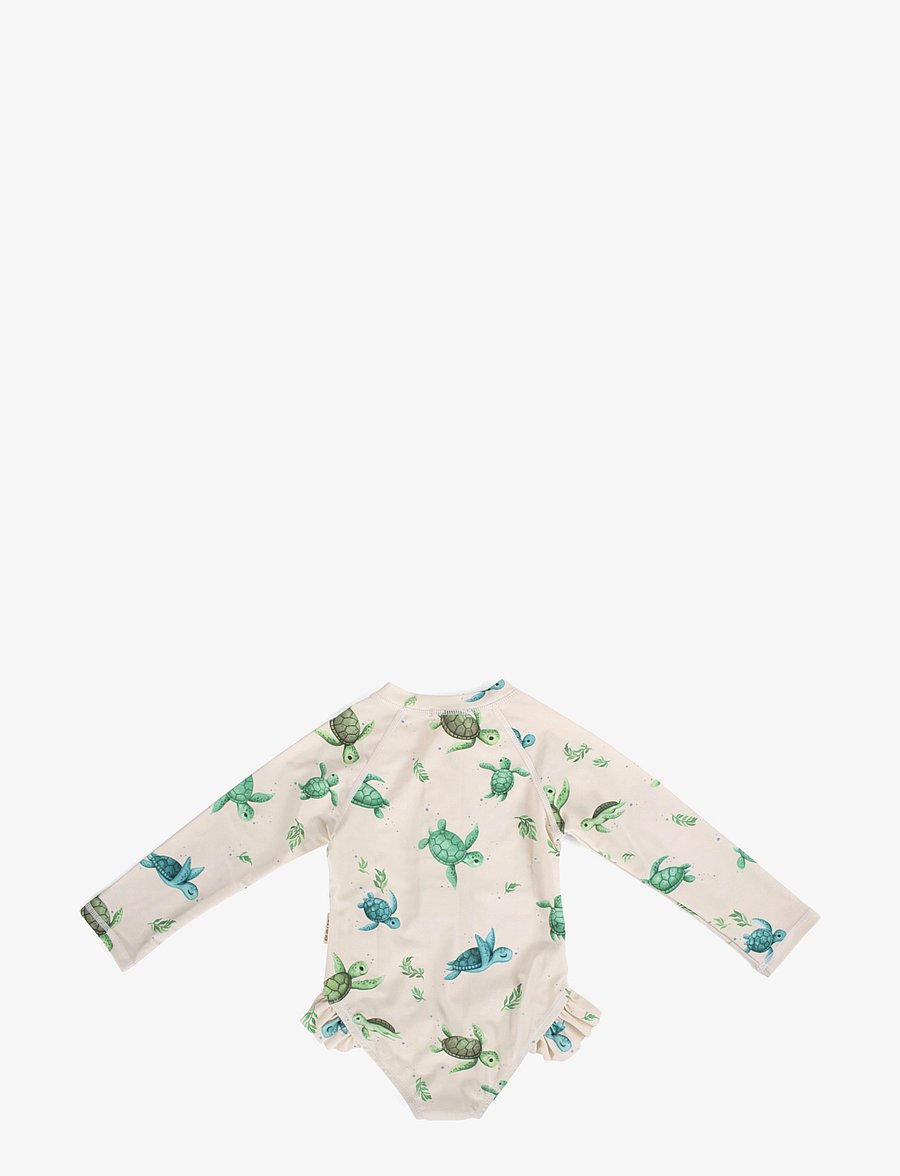 Filibabba - Vilje – UV-dragt LS 1-2 år – First Swim - badeanzüge - beige - 2