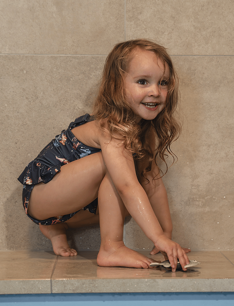 Filibabba - Eva – Badedragt 1-2 år – Rainbow Reef - badeanzüge - blue - 4
