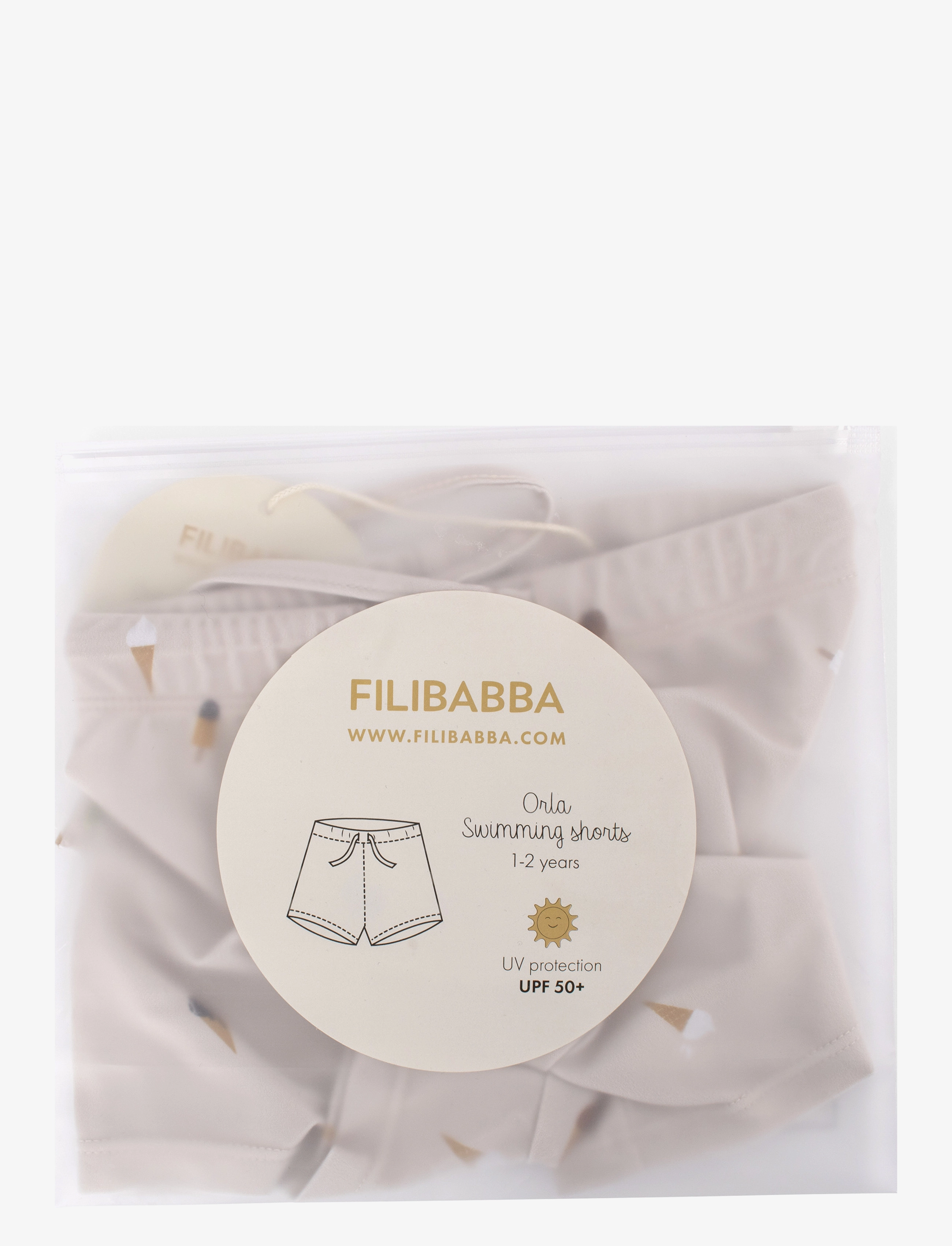 Filibabba - Orla – Badeshorts 1-2 år – Cool Summer - badebukser - pink - 3
