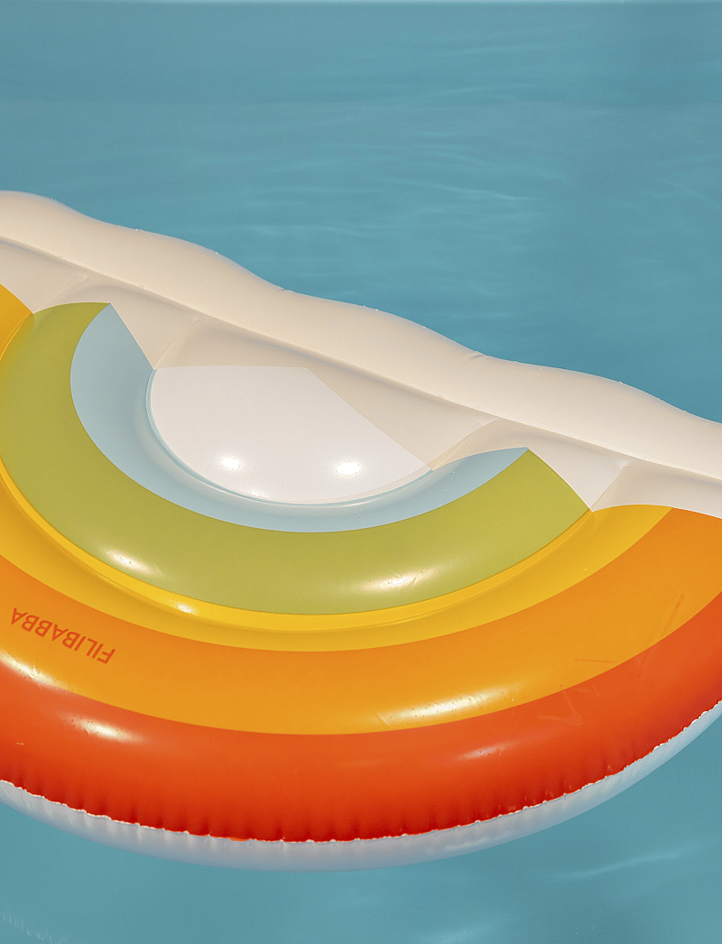 Filibabba - Bademadras - Farverig regnbue - schwimmringe & luftmatratzen - multicolor - 3