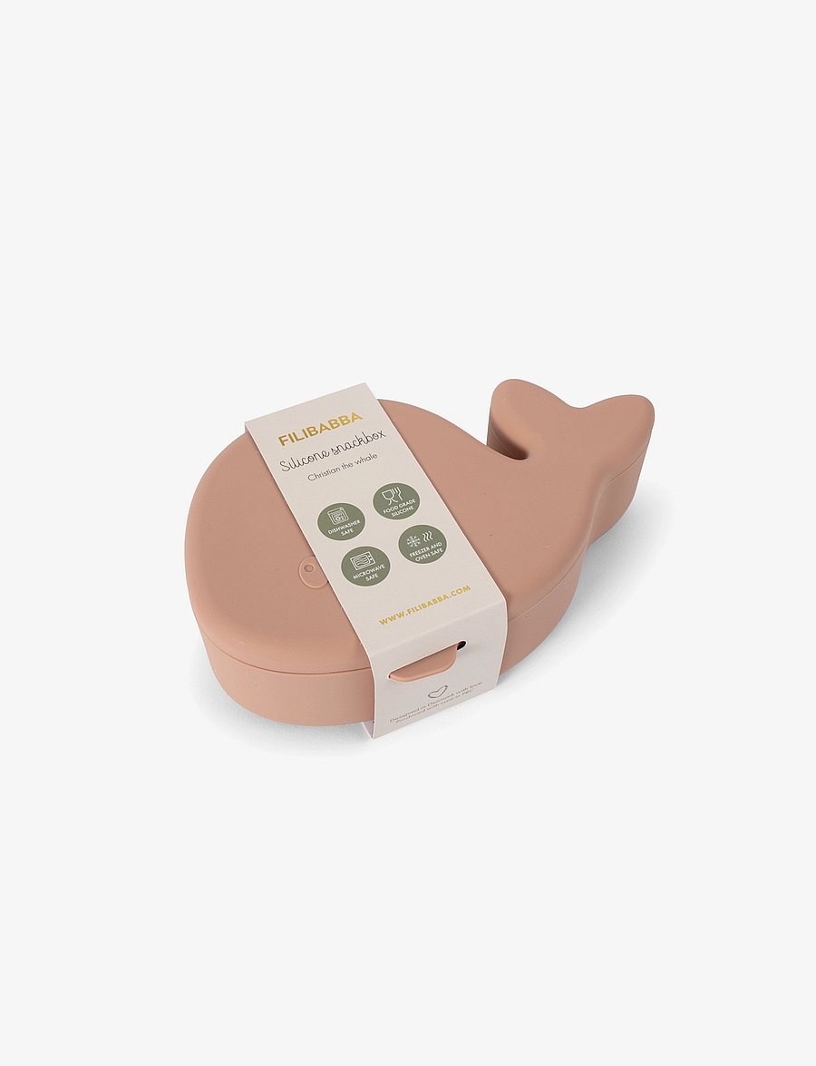 Filibabba - Snackbox - Hvalen Christian - Misty Rose - brotdosen - pink - 5