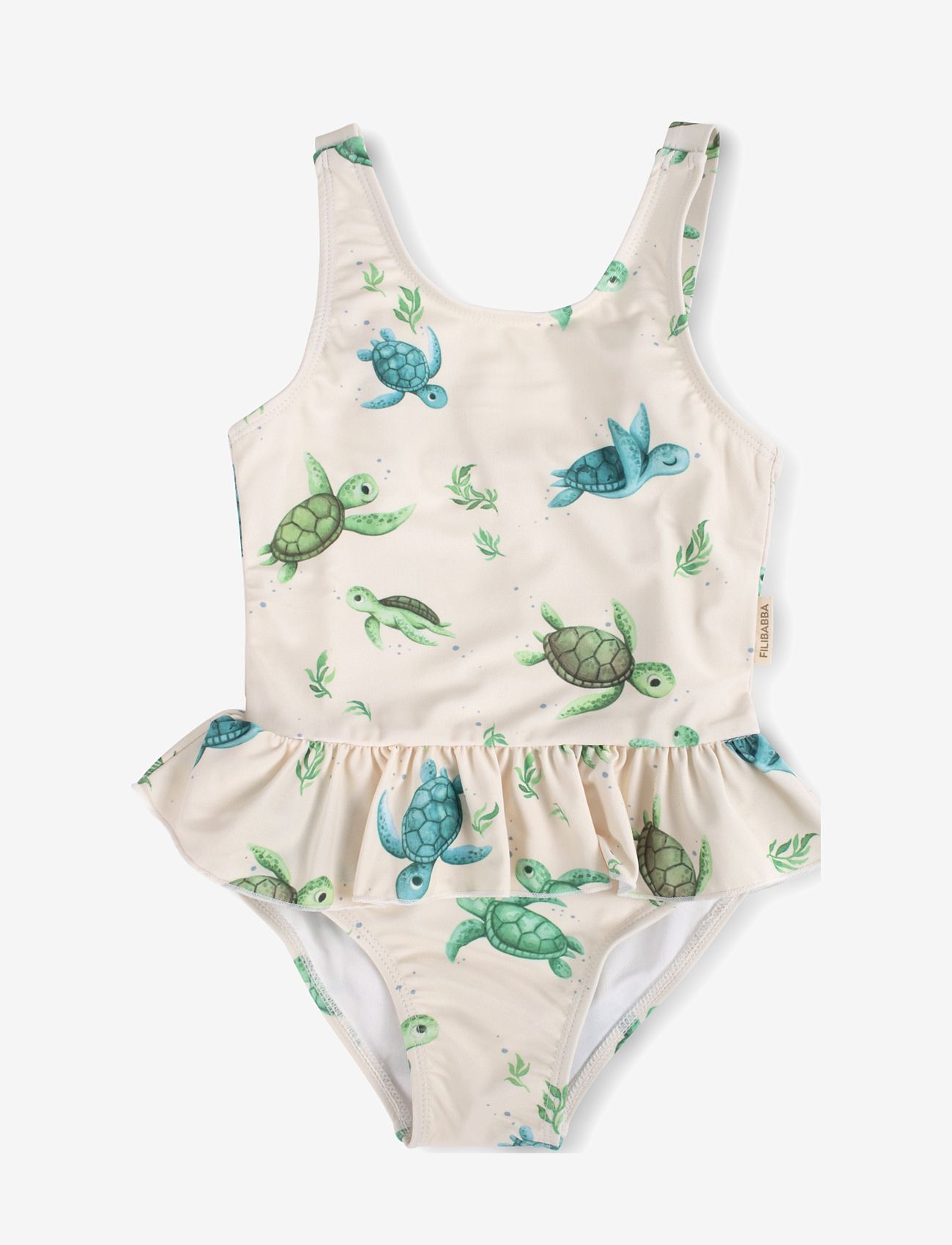Filibabba - Eva – Badedragt 3-4 år – First Swim - badedragter - beige - 1
