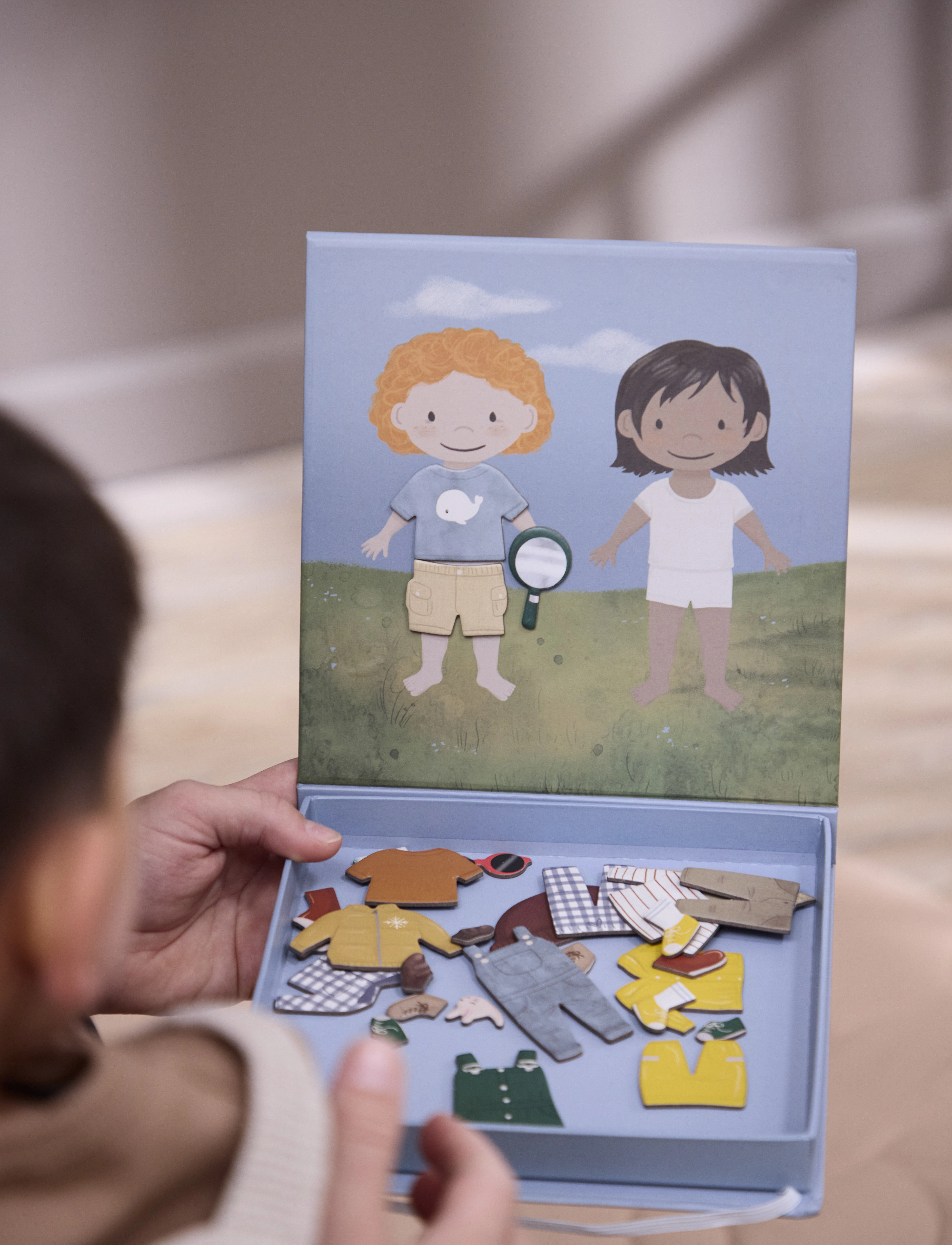 Filibabba Magnetisk Påklædningsdukke Klar Til Dit Eventyr, Børn, Educational Spil, Multi/mønstret, Str: ONE SIZE