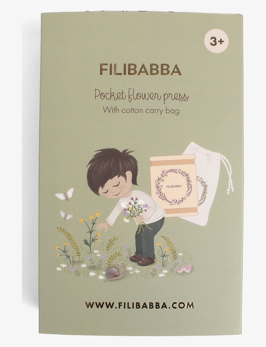 Filibabba - Mini blomsterpresse - gartengeräte - brown - 1