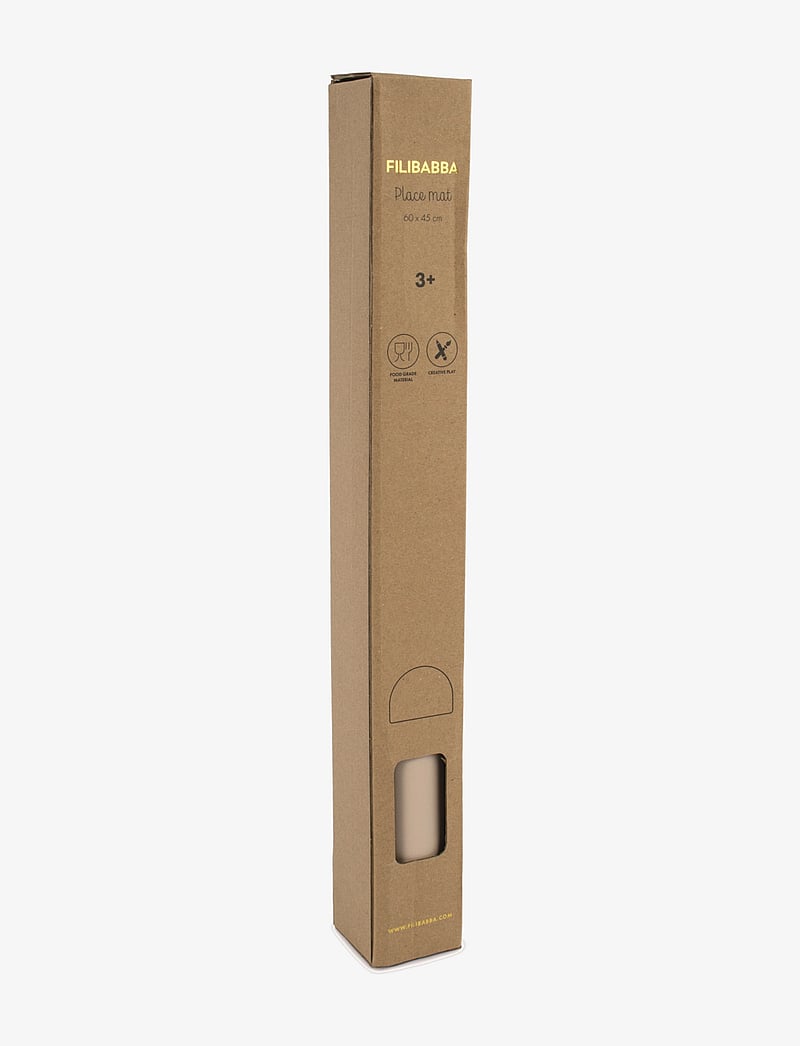 Filibabba - Dækkeserviet - Warm Grey - deckchen - beige - 2