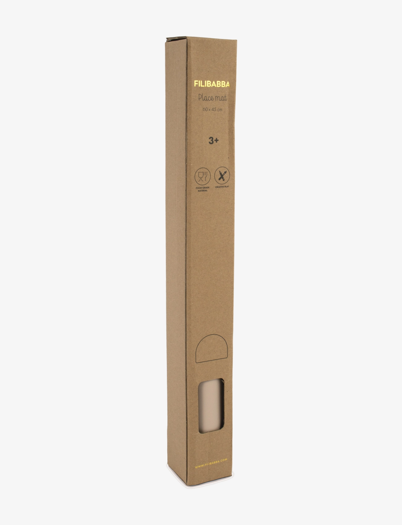 Filibabba - Dækkeserviet - Warm Grey - beige - 2