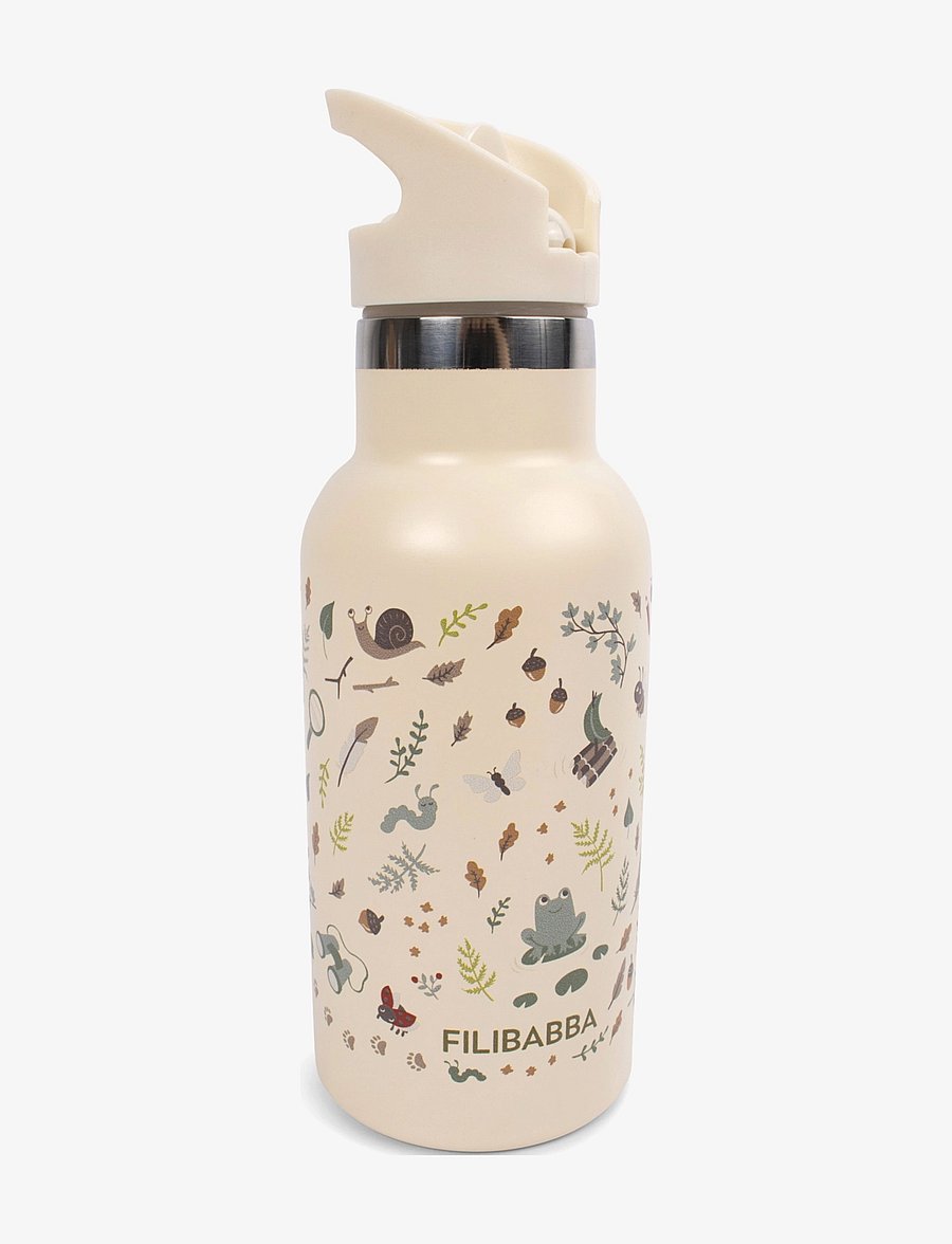 Filibabba - Drikkeflaske i rustfrit stål - Little Wonders - white - 1