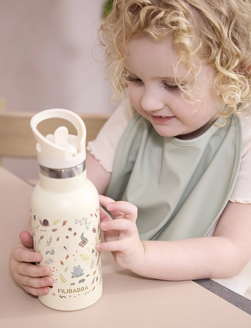 Filibabba - Drikkeflaske i rustfrit stål - Little Wonders - wasserflaschen - white - 4