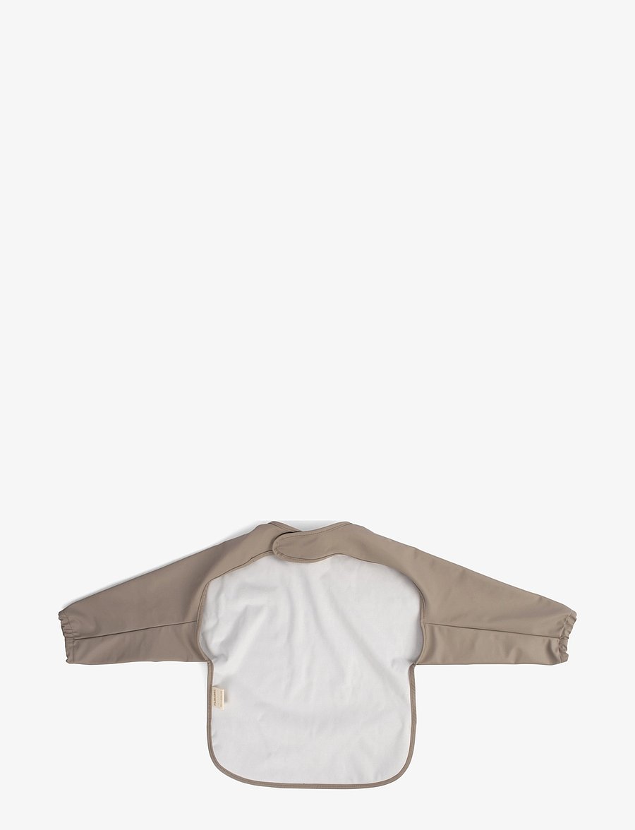 Filibabba - Hagesmæk m. ærmer - Warm Grey - langarmlätzchen - beige - 2
