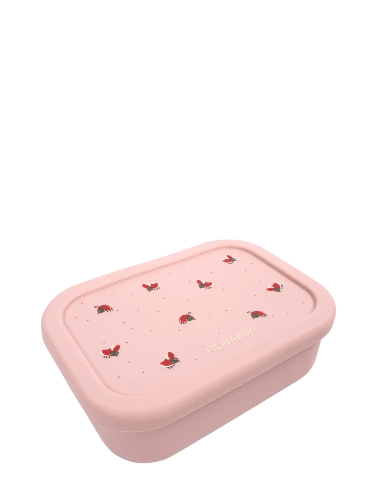 Filibabba Madkasse i silikone - Lucky - 4 for 3 - BEIGE / pink/rose