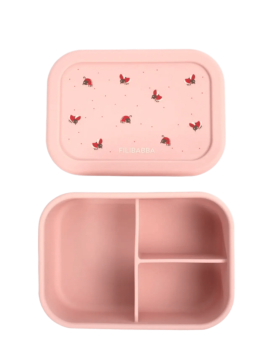 Filibabba - Madkasse i silikone - Lucky - lõunasöögikarbid - beige - 2