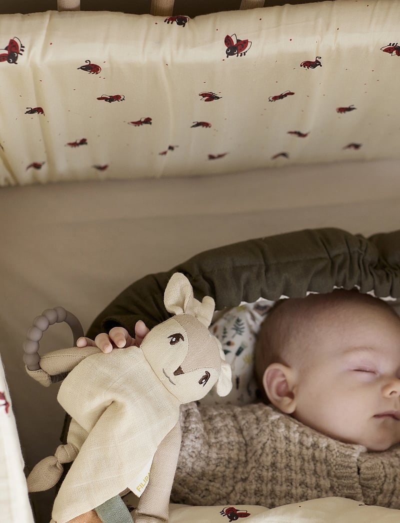 Filibabba - Nusseklud med bidering - Dådyret Fawn - beige - 0