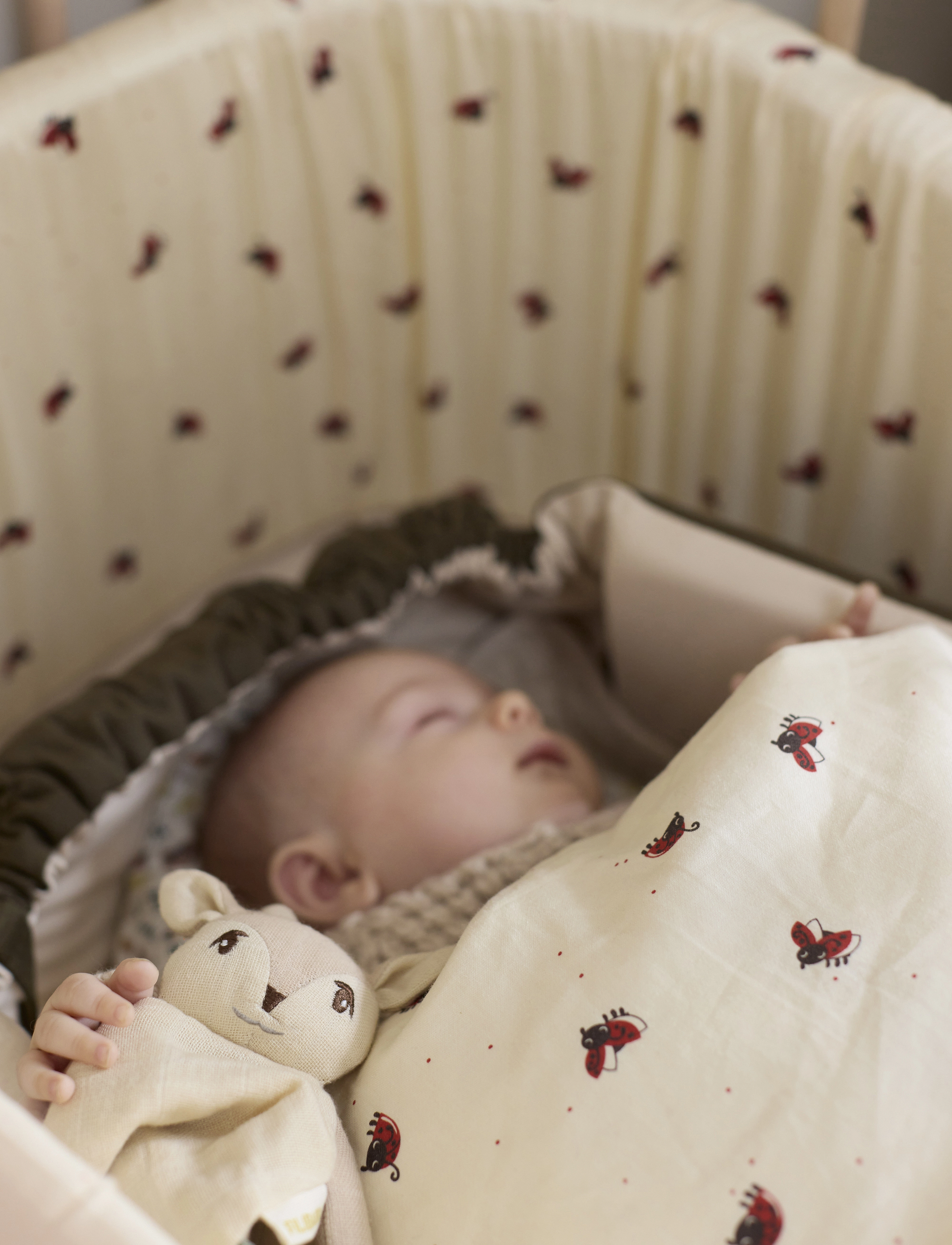 Filibabba - Nusseklud med bidering - Dådyret Fawn - beige - 2