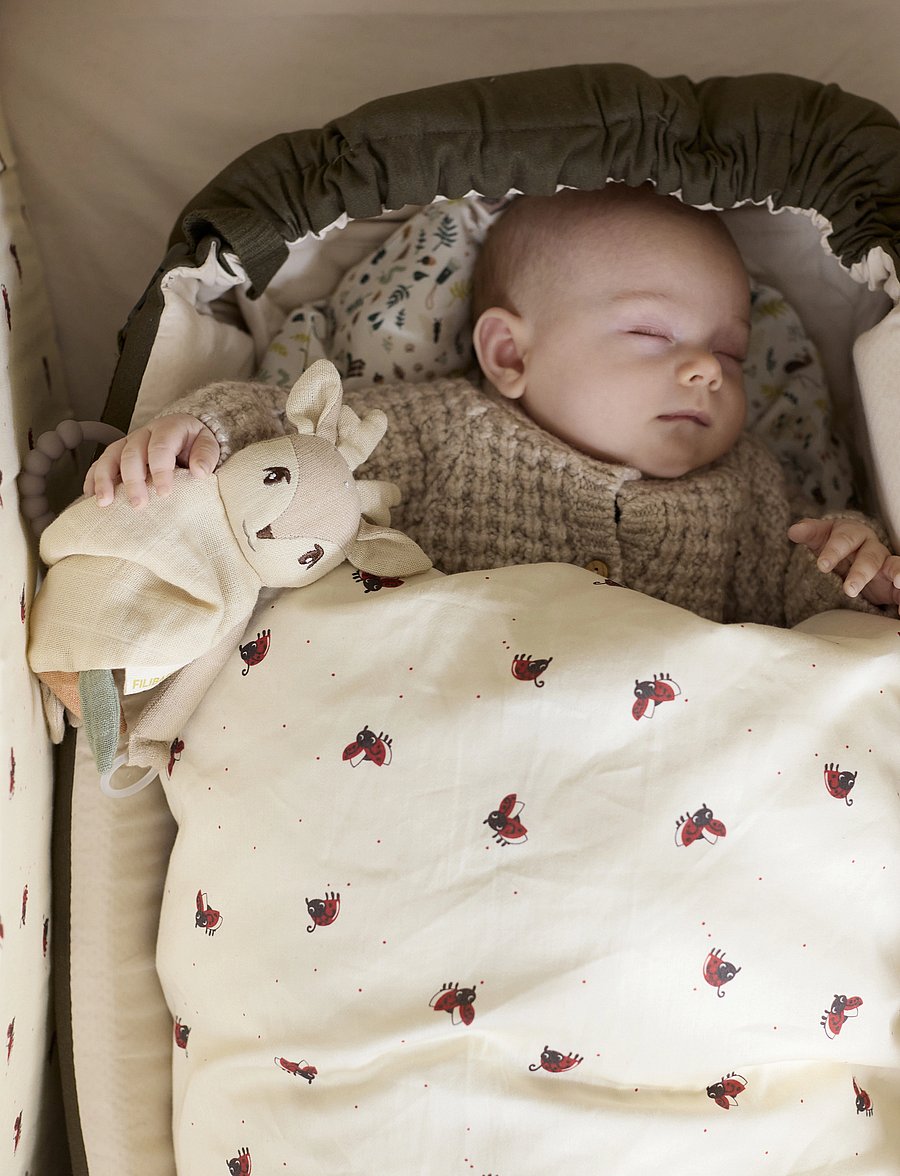 Filibabba - Nusseklud med bidering - Dådyret Fawn - beige - 3