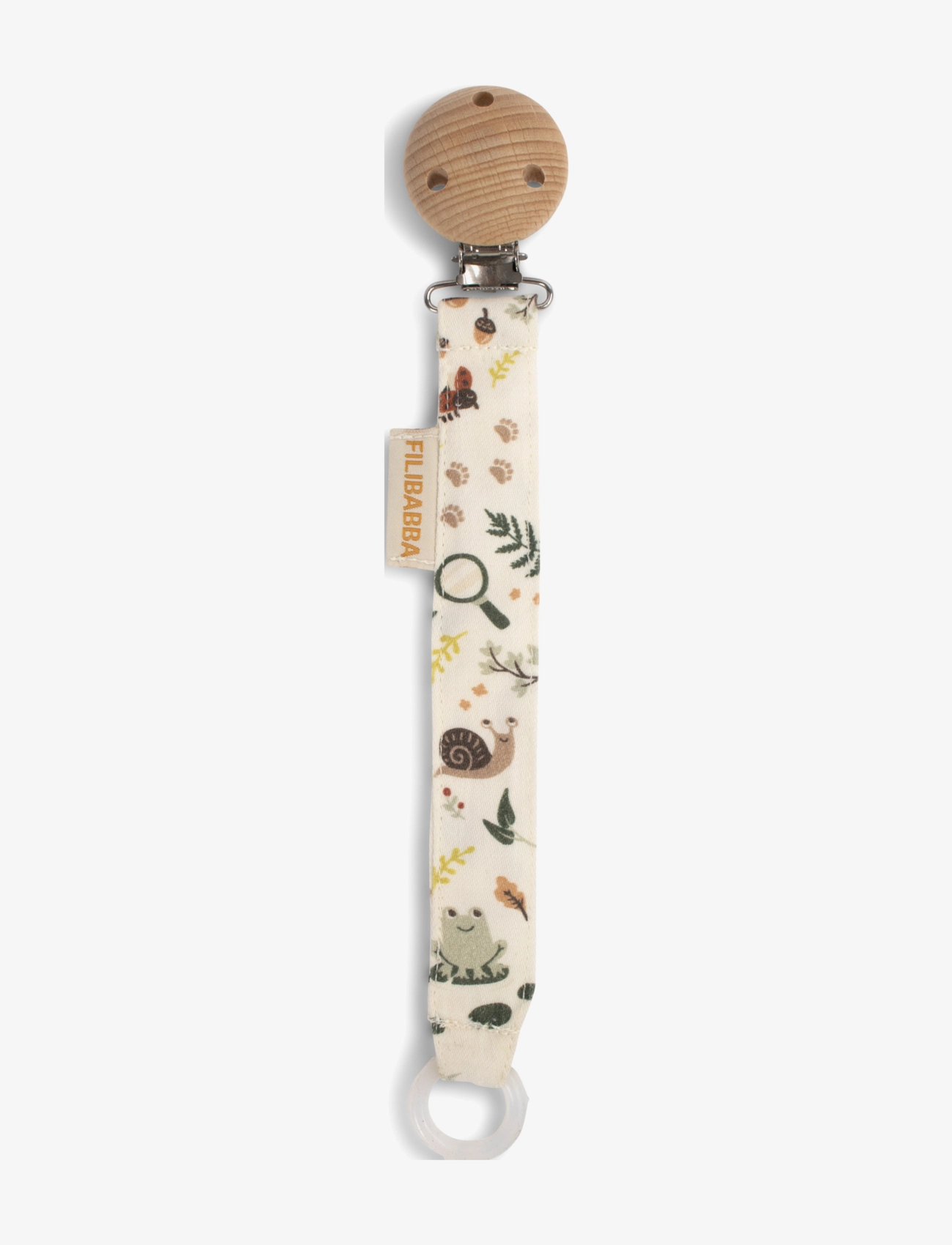 Filibabba - Suttesnor - Little Wonders - schnullerband - white - 1