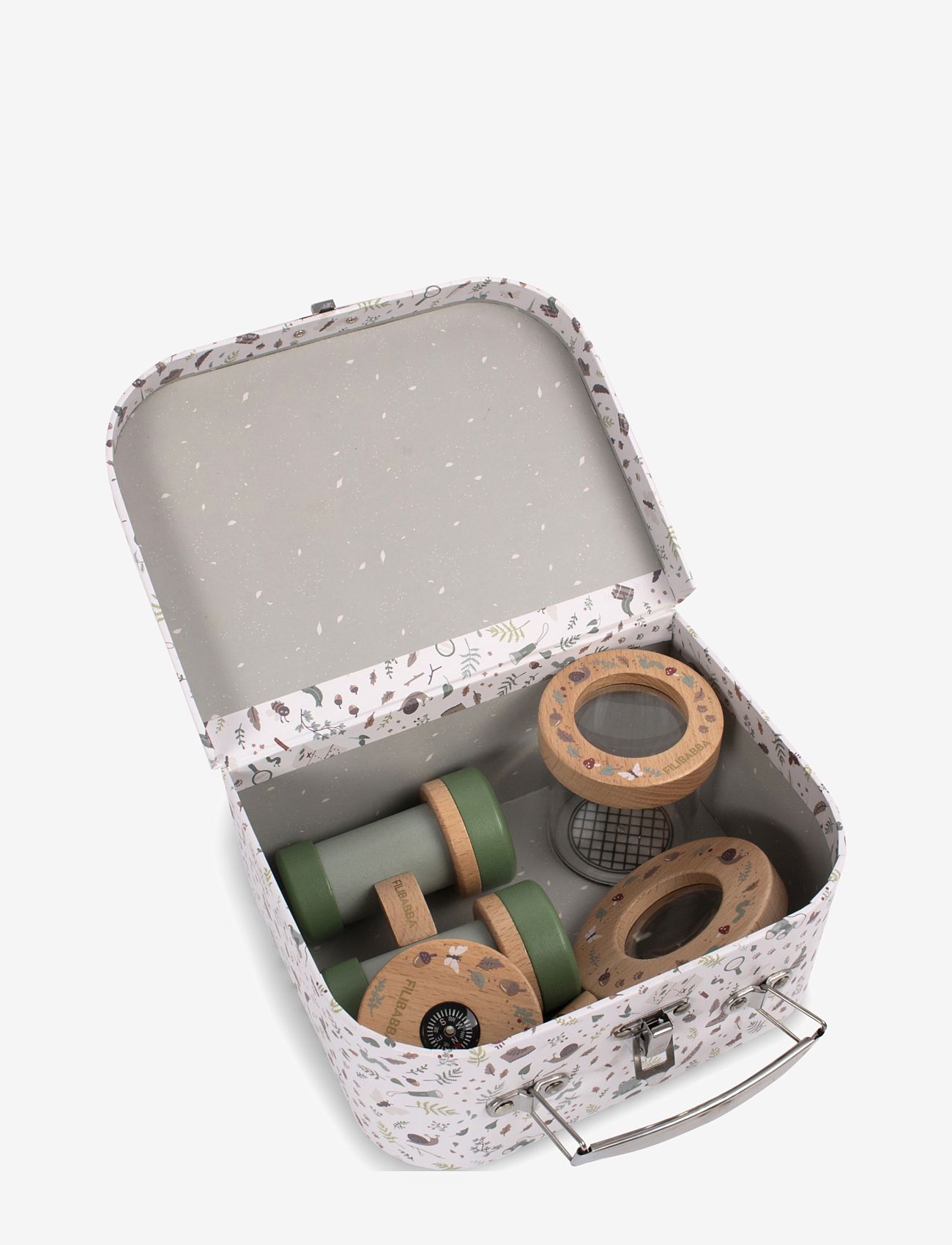 Filibabba - Legekuffert med kikkert - Little Wonders - kokeet ja tiede - multicoloure - 2